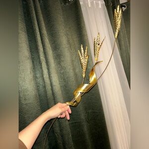 Vintage Elegant Gold Wheat Wall Art Decor